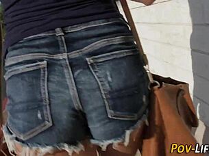 That teen 18+ got drilled in pov with a facial