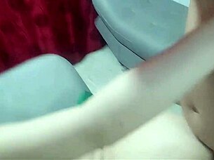 Dirty step-cousin sucks her step-cousin's ass while he masturbates then fucks her like a whore