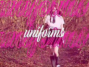 blonde student teases friend in homemade video