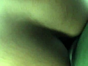 enjoying the cream on the dick in a sexy way