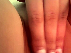 i masturbaate my wet shaved pussy at home