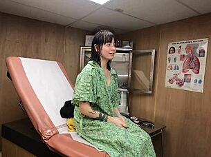 Scarlett Johnson as medical tit consultant in part 2 left