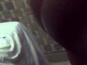 big black ass riding on black cock in homemade cumshot scene