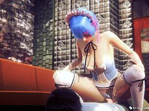 Oh, rem in messy sex with massive ejaculation!