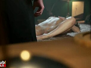 Amazing fit portuguese blonde confesses and receives huge creampie in her tight wet pussy, leading to intense orgasm.