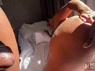 Busty Hot Milf Monica Santhiago Gets Her Pussy Fucked By Rome Major