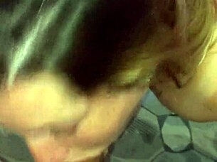 morning blowjob turns nasty with spitting