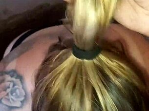morning blowjob turns nasty with spitting