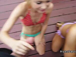 Nasty college amateurs party