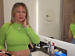 why does cuckold husband leave monique fuentes' mouth full of cum