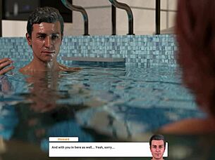 midnight ride ends with pool anal and muff diving