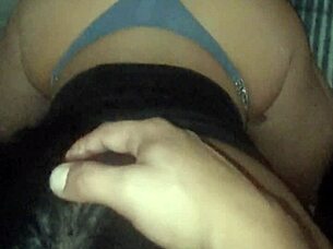 skinny mexican girl milks my cock