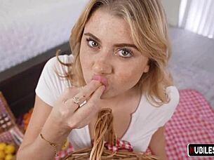 Little princess unboxes her juice box