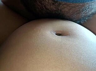 close-up view of young housewife's pussy getting fucked hard