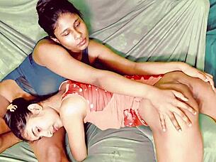 Feeling The Passion In Uttaran20's Interracial FFM Threesome With Two College Students