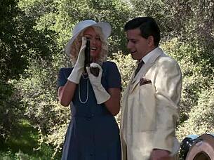 hey, natasha marley in fishnets gets a big cock facial outdoors