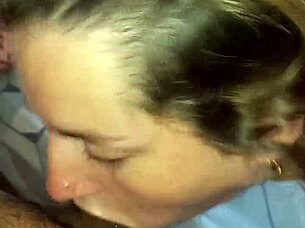 morning blowjob turns nasty with spitting