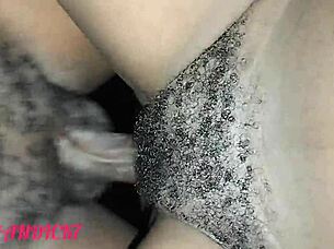 My hairy pussy gets fucked raw, and he cums inside.