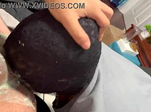 Black Slut Gets Rough Throatfuck And Swallows Puke