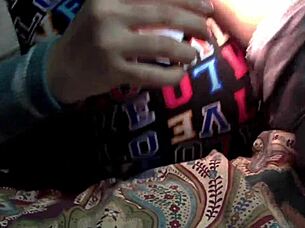 Stepsister cheats on boyfriend, fucks stepbrother's college friend, her tight pussy gets filled with cum running down her ass.