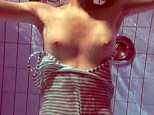 Sexy Pornstar Petite Russian Teen Libuse Shows Small Tits Underwater