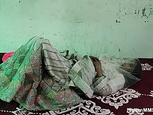 Skinny indian married wife shaved pussy getting loves hard fuck