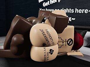 Railing A Nasty Thick Redhead Bitch With Monster Cock