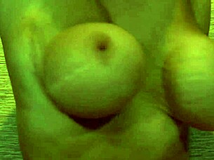 Kylee Nash talks about her fake tits while having sex with a muscular bodybuilder