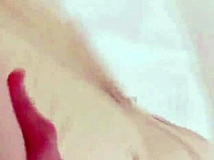 pale masseuse with big natural tits gives a client a really good massage session