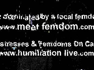 Hey, you're a loser with that tiny dick, let me humiliate you