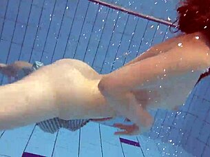 Sexy Pornstar Petite Russian Teen Libuse Shows Small Tits Underwater