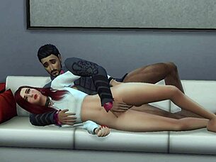 Jennifer's Boss Delivers Hard Creampie in Sims 4