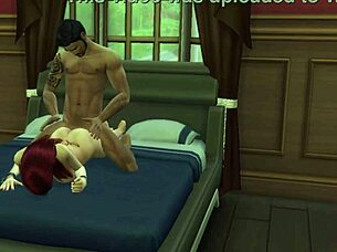 Jennifer's Boss Delivers Hard Creampie in Sims 4