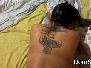 Asian girl learns painful anal lesson at home.