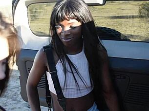 Why do these lesbians fuck so hard and rough in interracial action?