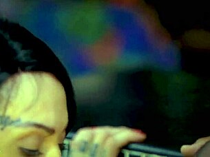 Intensely sucking huge black cock of husband Nego Catra