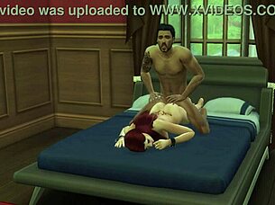 Jennifer's Boss Delivers Hard Creampie in Sims 4