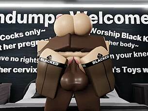 Railing A Nasty Thick Redhead Bitch With Monster Cock