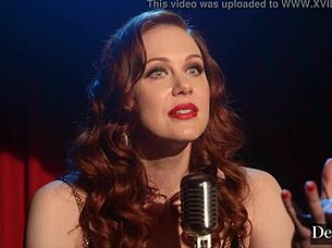 Deeper Mistress Maitland Overtakes Her Domme Bridgette B In A Bound Pussy Riding And Facial Session.