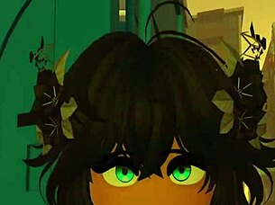 nudist milf antonelachan bares it all on the beach in wild cartoon style