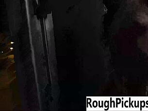 bitch humiliated in public pickup outdoor