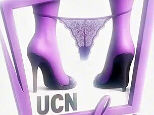 Husband arranges cuckold encounter for wife at work with young brunette.