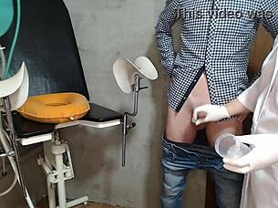 Hidden Camera Catches Nurse in Hospital Room with Big Assets!