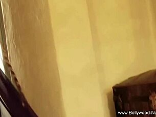 Exotic Indian princess dances sensually nude.