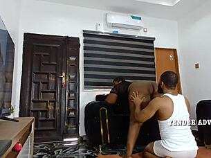 Intense emotions surge in sloppy blowjob and pussy licking