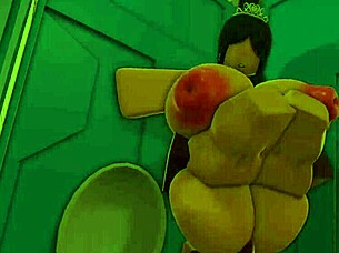 nudist milf antonelachan bares it all on the beach in wild cartoon style