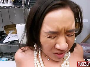 asian thieves get caught fucking at the party 😏