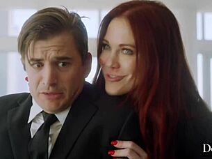 Deeper Mistress Maitland Overtakes Her Domme Bridgette B In A Bound Pussy Riding And Facial Session.