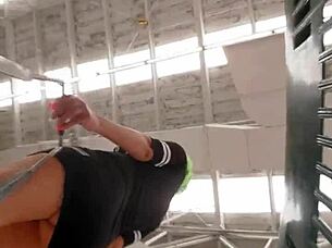 big ass mexican latina walks in the supermarket attracting attention