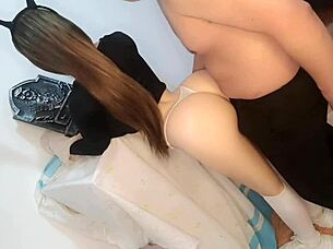 i fuck my horny virgin stepdaughter as demon witch on halloween